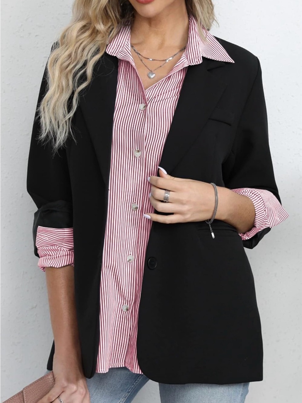 Women’s Striped Buttondown - Picture 2 of 4
